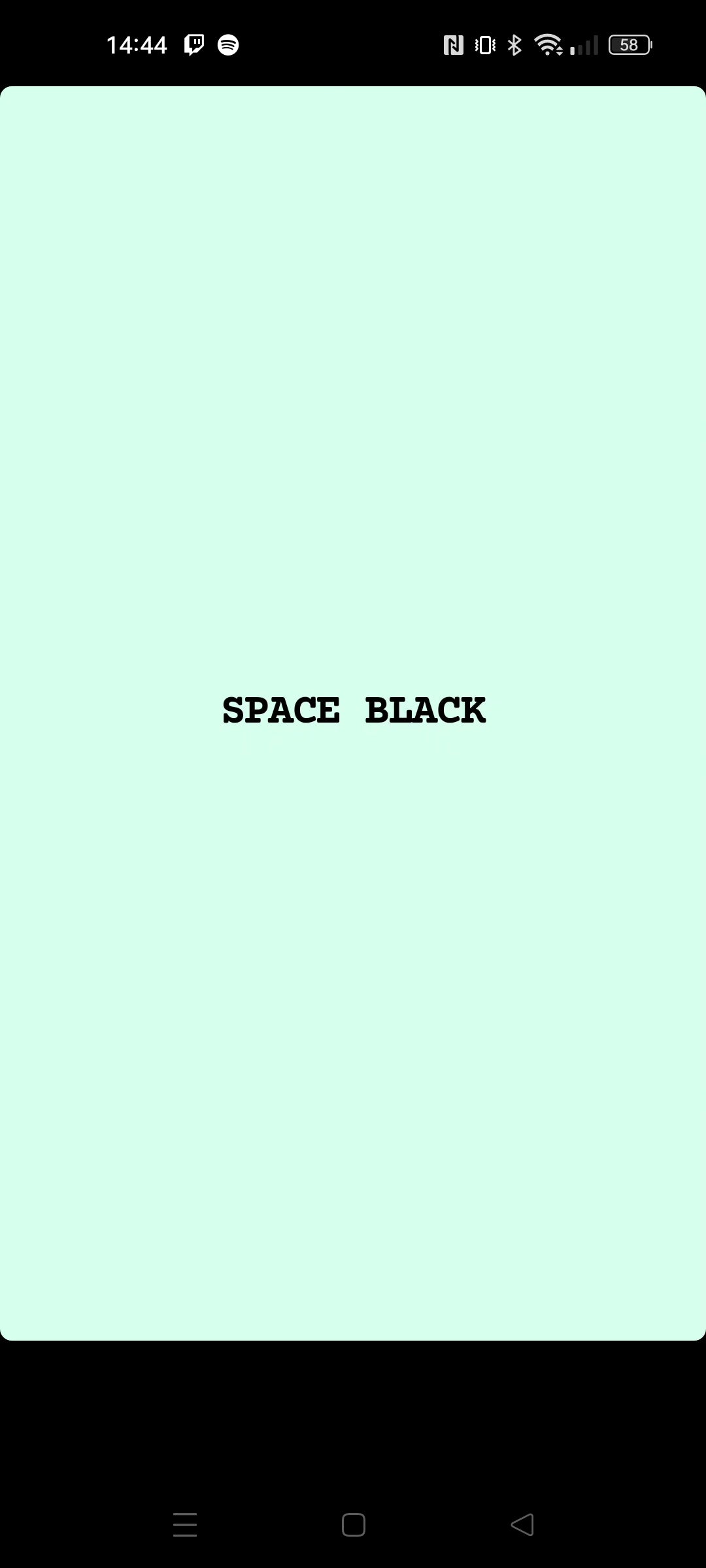 FLOORWAERTZ SPACE BLACK