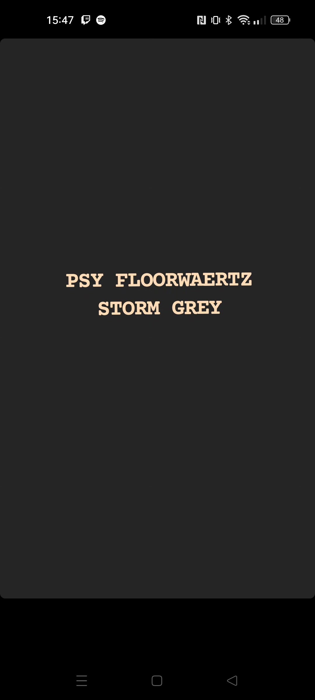 PSY FLOORWAERTZ STORM GREY